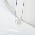 Pearl Necklace on Box Chain