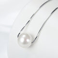 Pearl Necklace on Box Chain