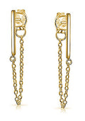 Bar Chain Earrings