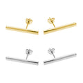 Bar Earrings (15mm)