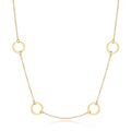Circle Station Necklace