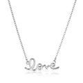 Cursive Love Necklace