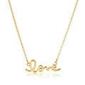 Cursive Love Necklace