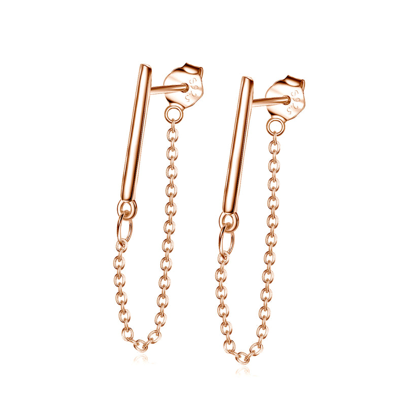 Bar Chain Earrings