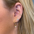 Trio CZ Stud Earrings