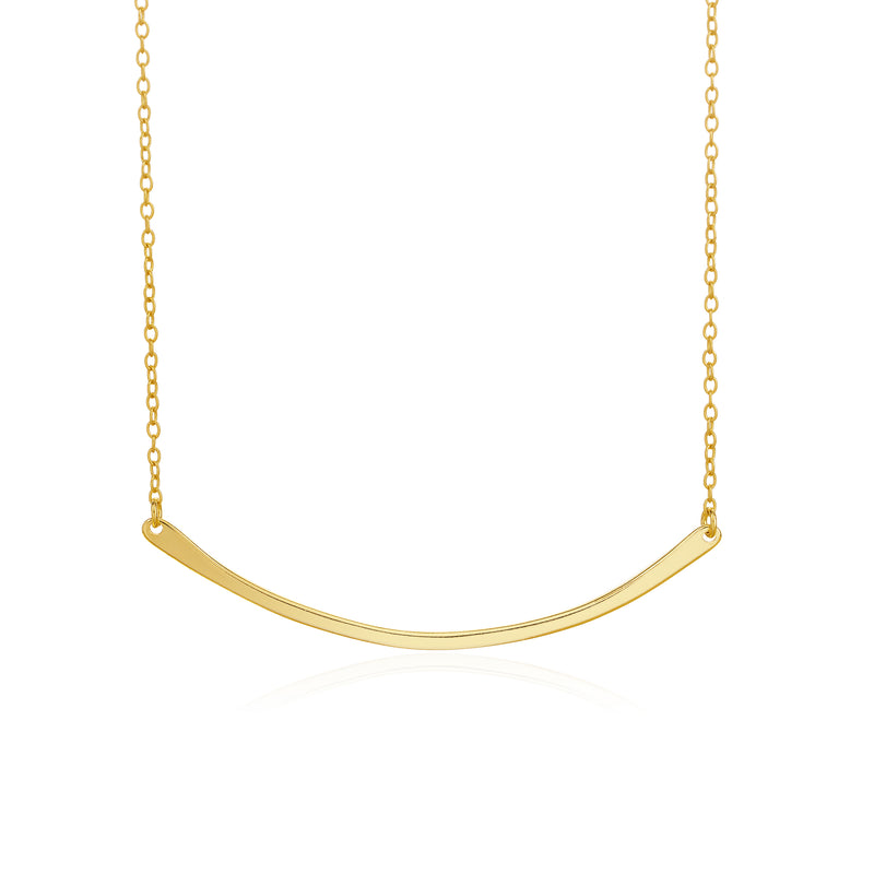 Curved Bar Necklace