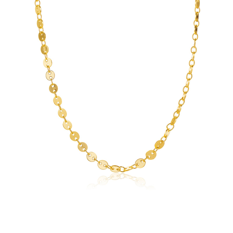 Gold Disc Choker