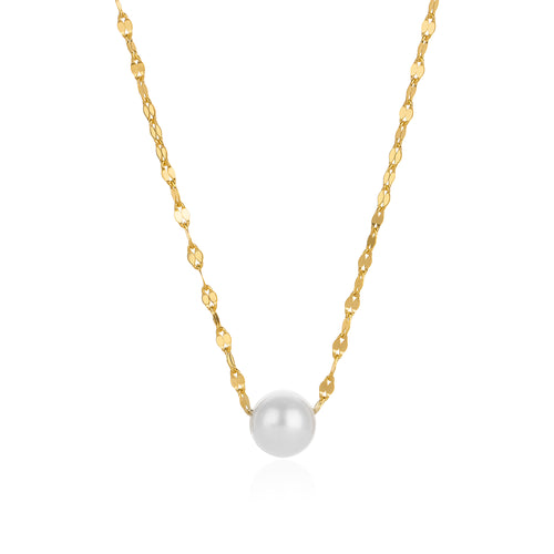Pearl Necklace on Confetti Chain