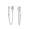 Bar Chain Earrings